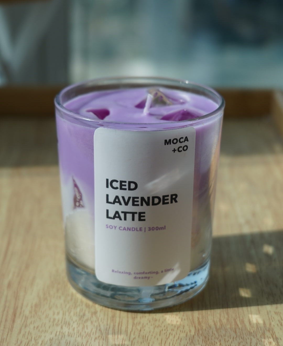 Lavender Iced Latte